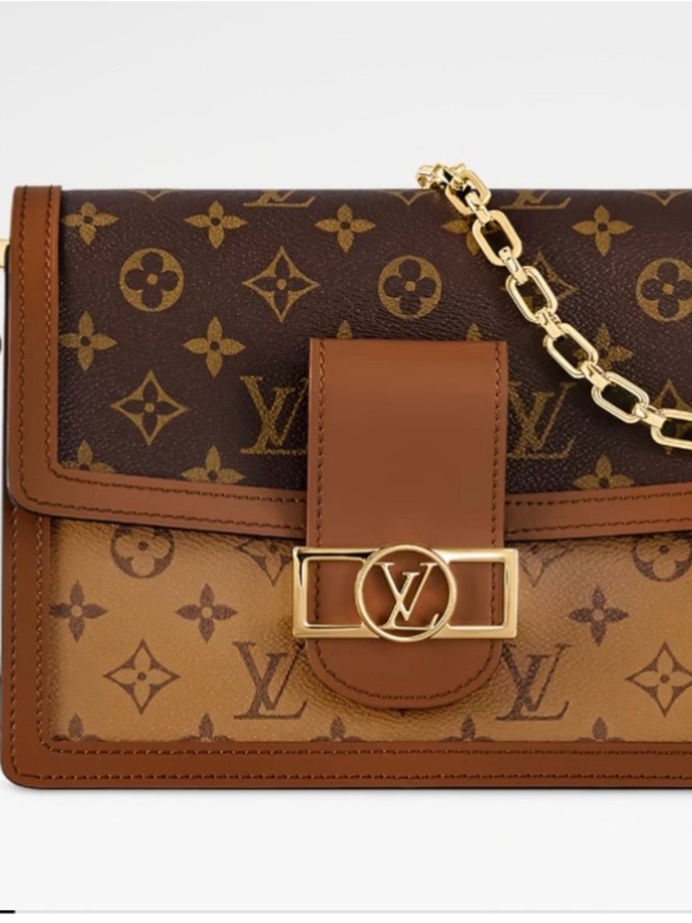 Louis Vuitton, Monogram Canvas Shoulder Bag with Brown Trim and Gold Hardware - Picture 15 of 15